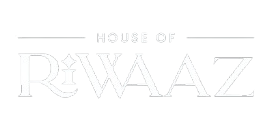 House of Riwaaz White Logo